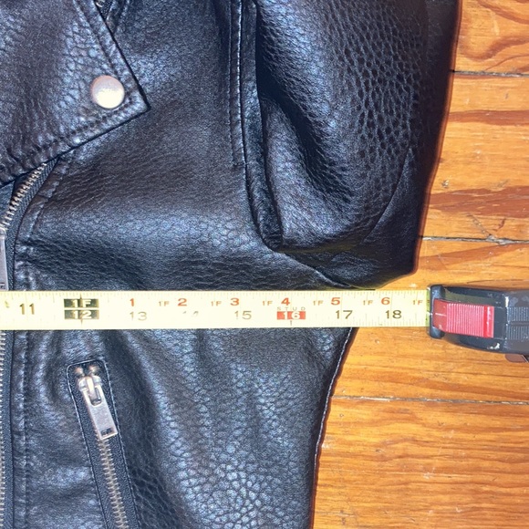Aeropostale Vegan Leather Motorcycle Jacket - Picture 16 of 16